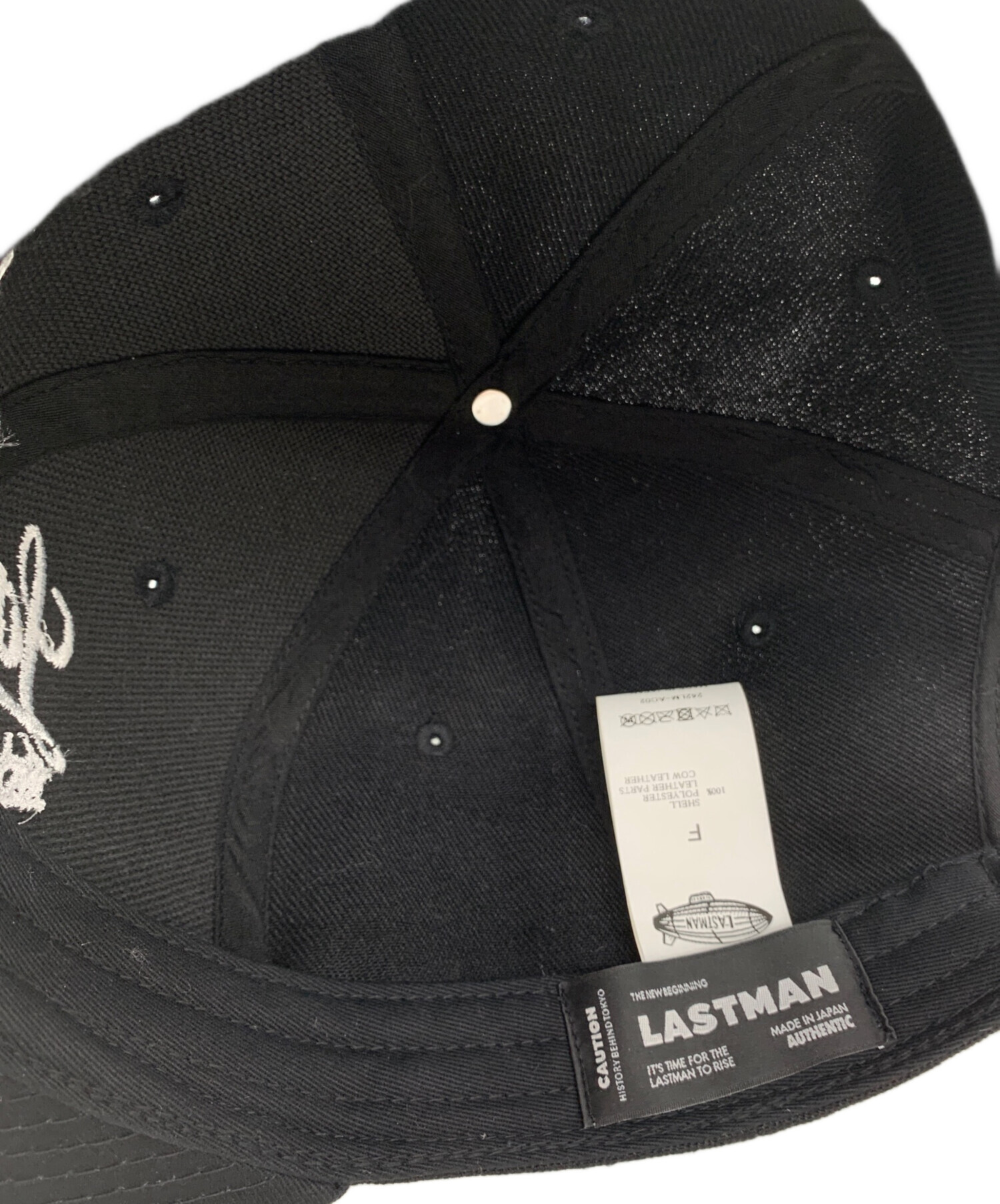 中古・古着通販】LASTMAN (ラストマン) キャップ ブラック｜ブランド