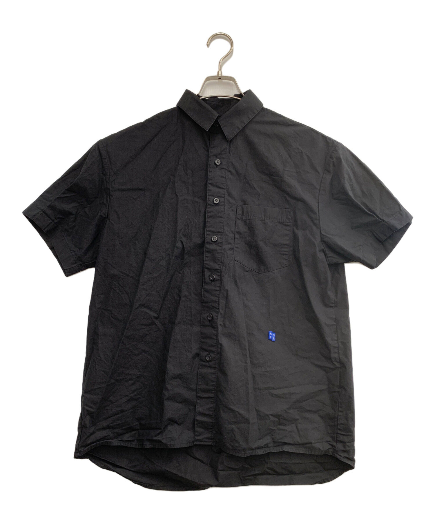 中古・古着通販】ADER error (アーダーエラー) 半袖シャツ ブラック