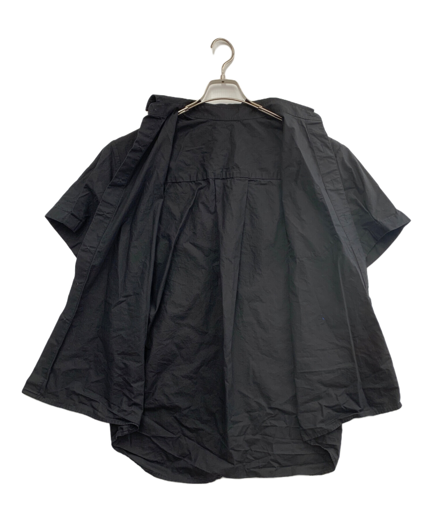中古・古着通販】ADER error (アーダーエラー) 半袖シャツ ブラック 