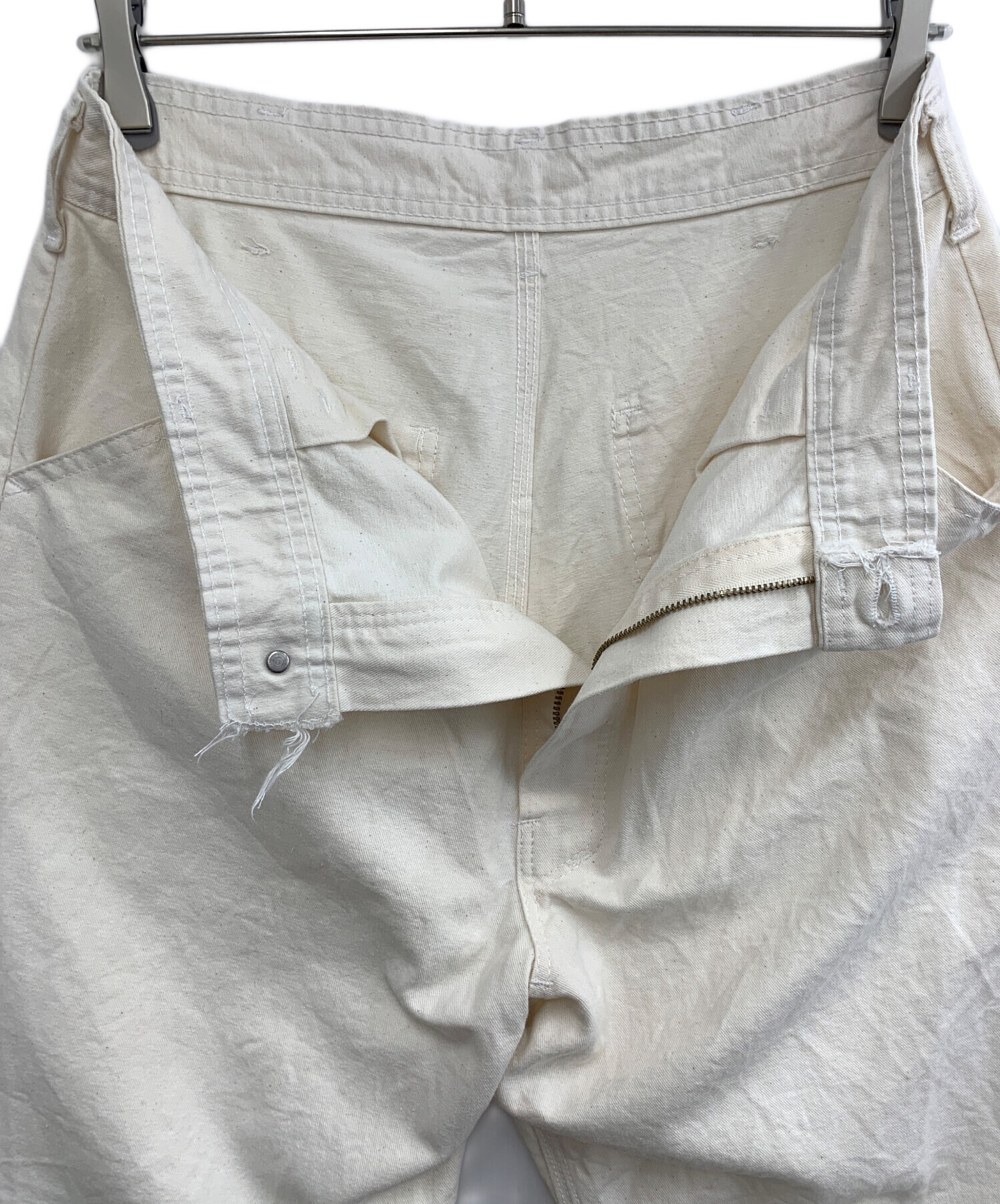 中古・古着通販】TRADESMAN (トレイズマン) ペインターパンツ ホワイト 