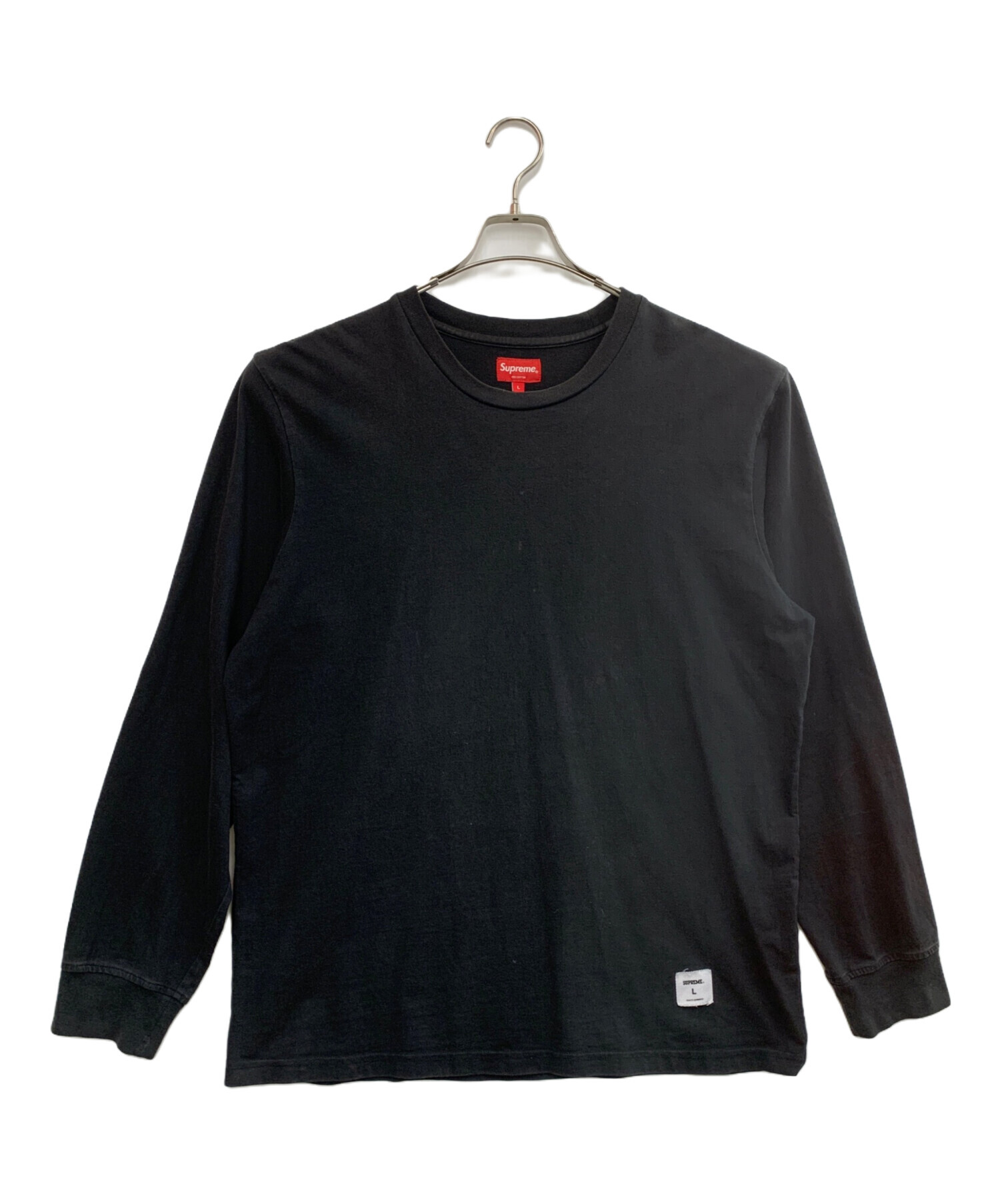 Supreme ブラック 長袖カットソー L SUPREME(シュプリーム) 20SS