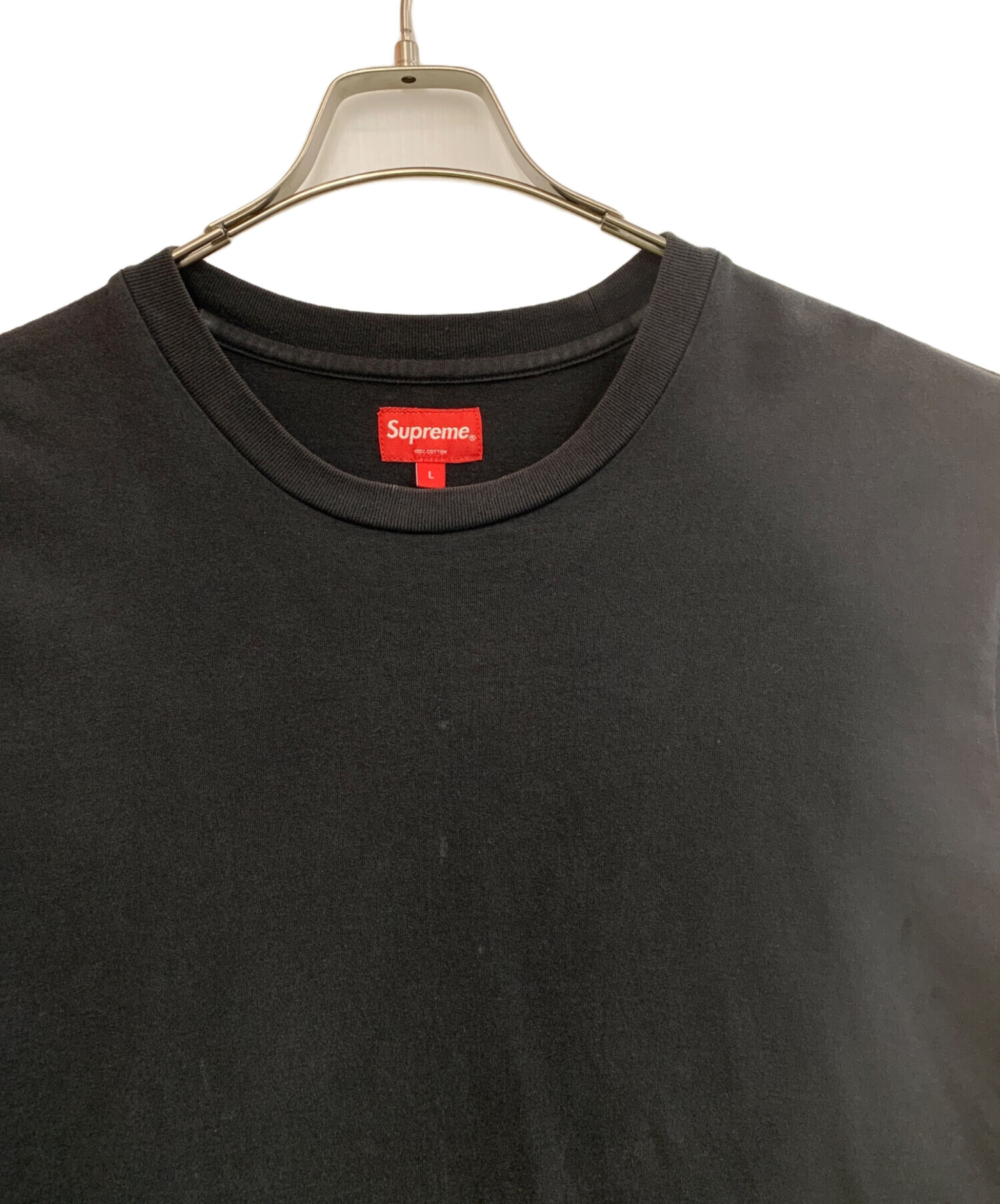 中古・古着通販】SUPREME (シュプリーム) 長袖カットソー ブラック 