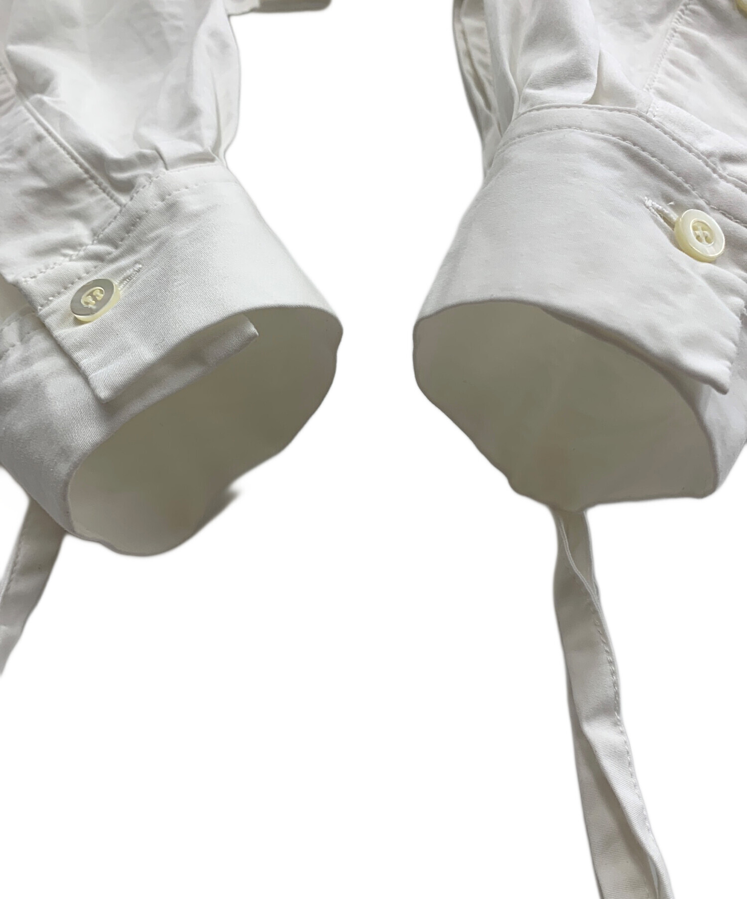 UJOH / ウジョー | Cropped Shirt コットン クロップド シャツ | 2 | ブルー/ホワイト | レディース ウジョー Ujoh Cropped Shirt レディース 2 - メルカリ