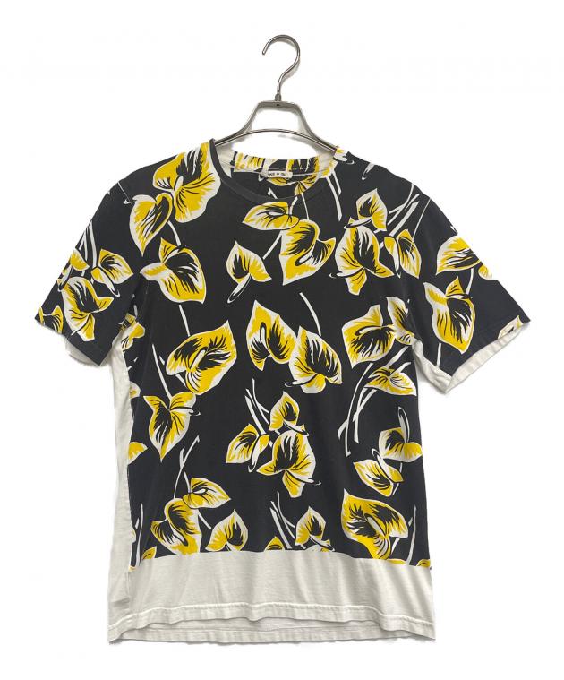 中古・古着通販】MARNI (マルニ) 半袖Tシャツ ブラック×イエロー 