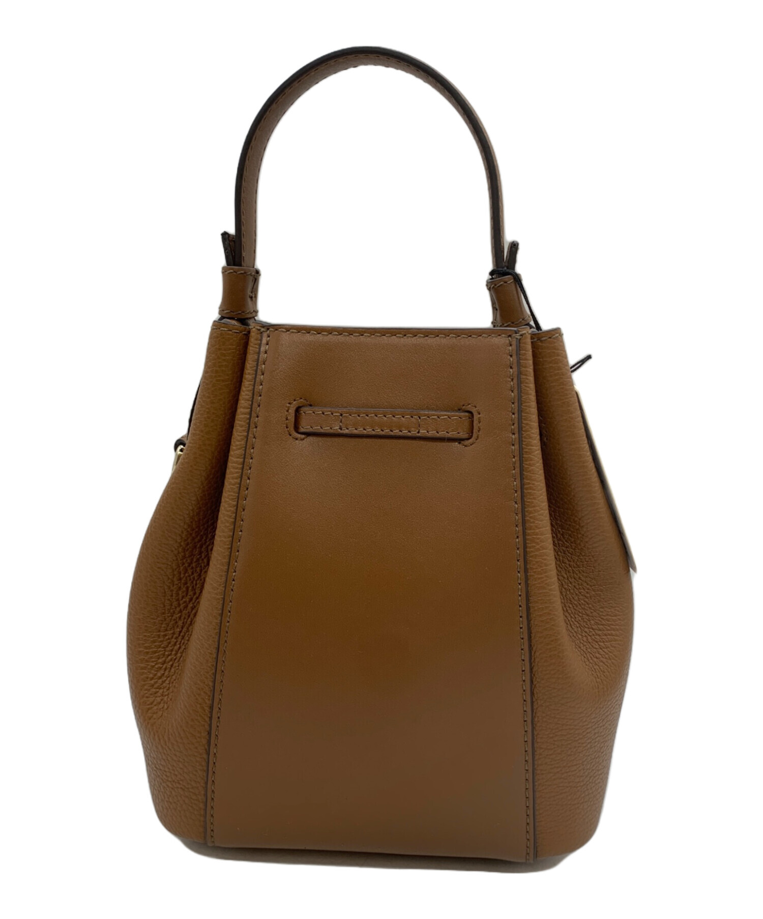 中古・古着通販】FURLA (フルラ) ショルダ-巾着バッグ ブラウン 