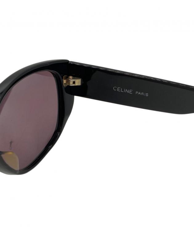 【送料無料】CELINE セリーヌ サングラス CLF-391 59□15 中古・古着通販】CELINE (セリーヌ) サングラス ブラック｜ブランド