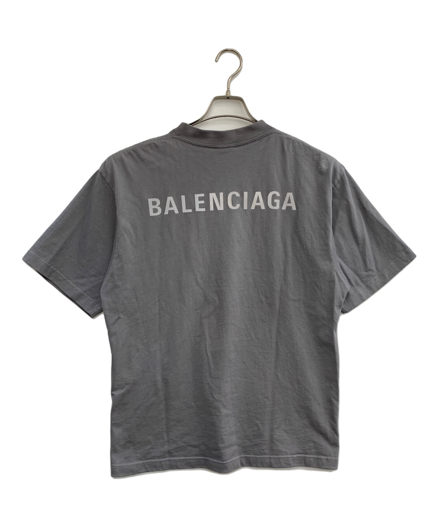 BALENCIAGA グレー ロゴ Tシャツ XS