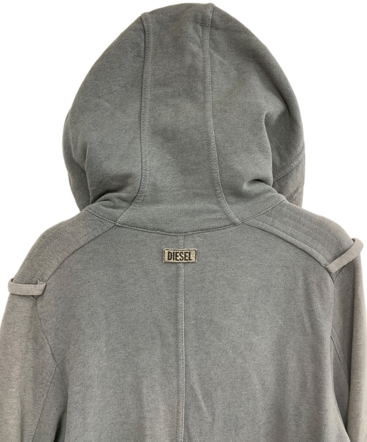 中古・古着通販】DIESEL (ディーゼル) ジップパーカー グレー サイズ