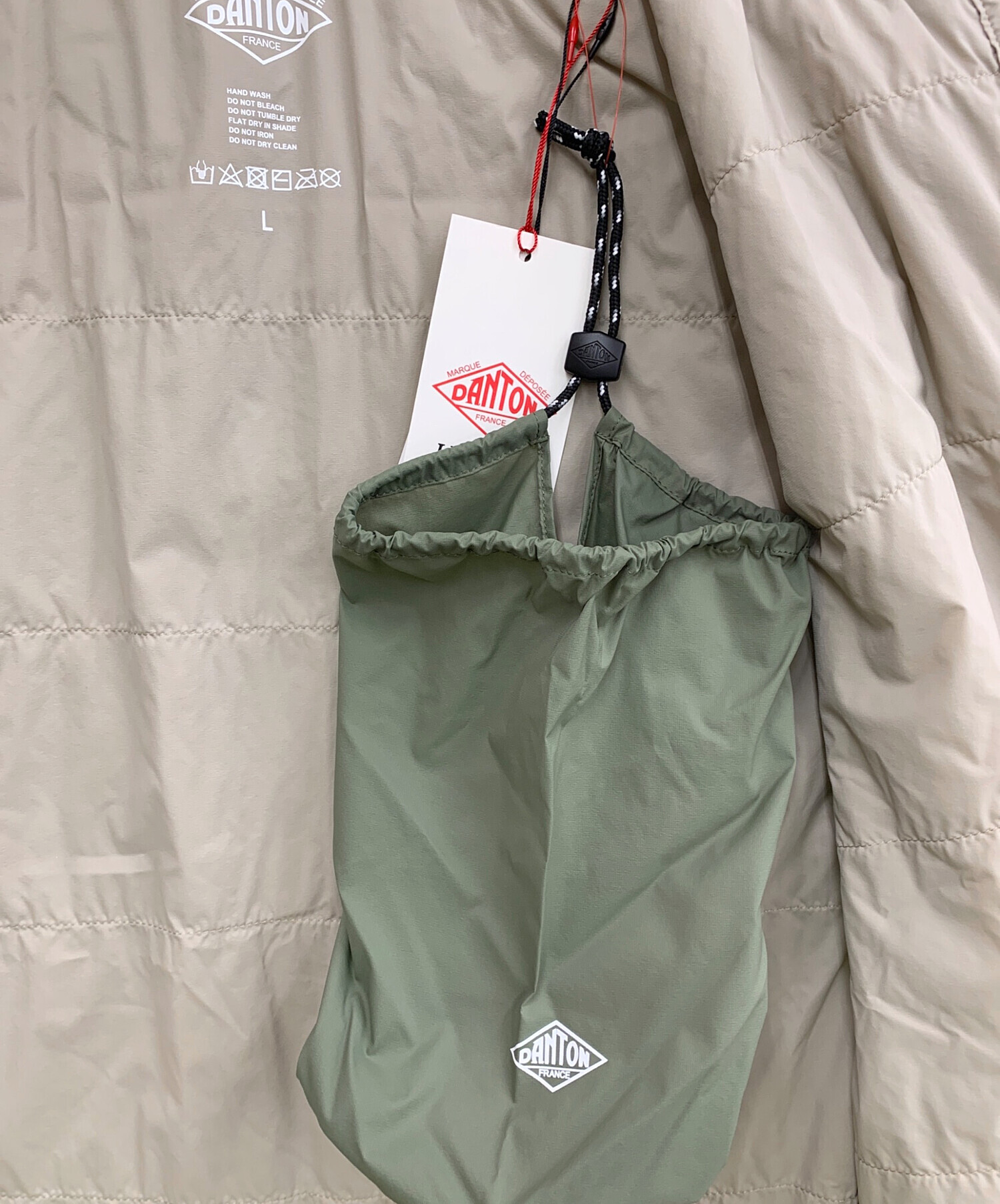 中古・古着通販】DANTON (ダントン) ノーカラーインサレーションベスト 