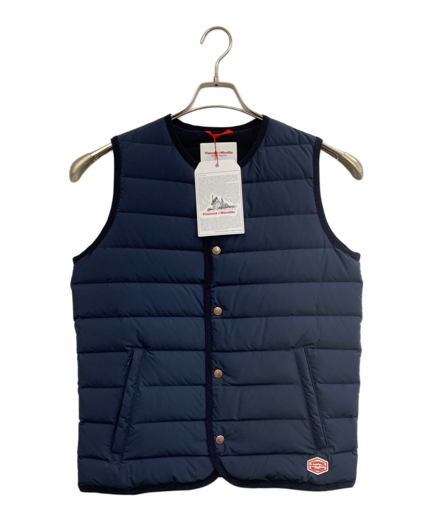 Vincent et Mireille 40 ネイビー ダウンベスト　美品 VINCENT ET MIREILLE（ヴァンソン エ ミレイユ） ダウンベスト メンズ