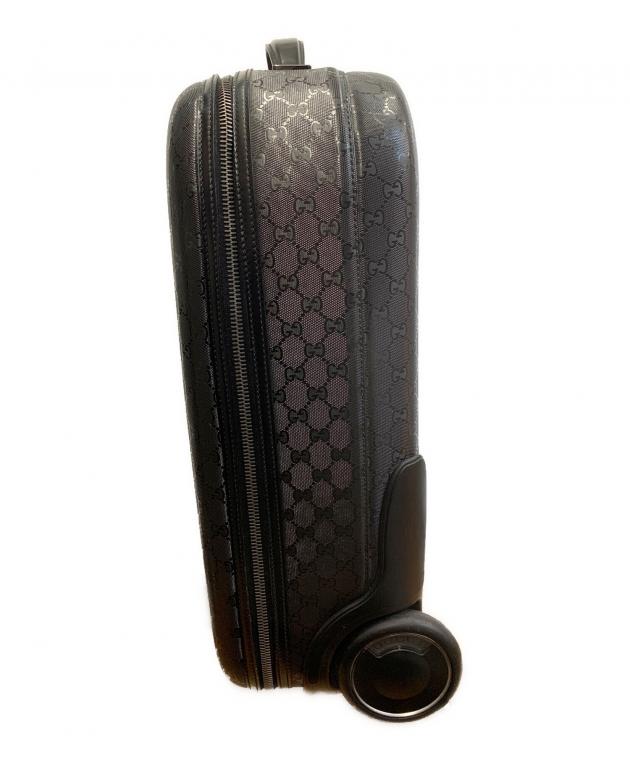 中古・古着通販】GUCCI (グッチ) キャリーバッグ ブラック｜ブランド