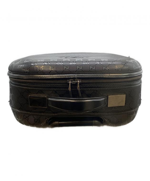 中古・古着通販】GUCCI (グッチ) キャリーバッグ ブラック