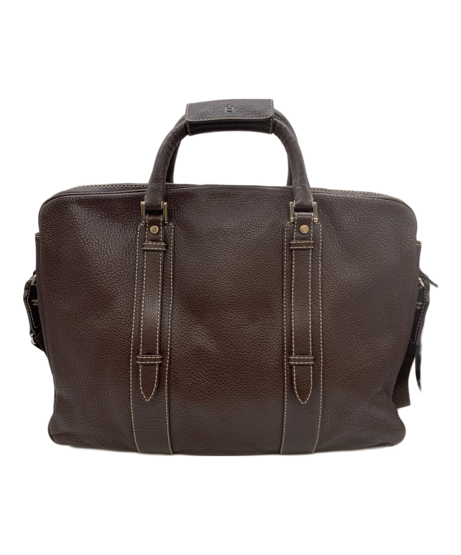 中古・古着通販】AIGNER (アイグナー) ブリーフケース ブラウン