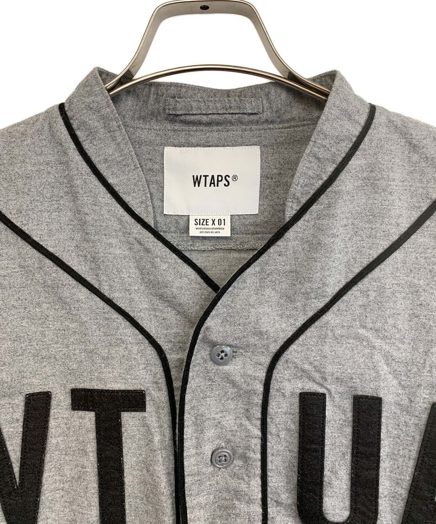 WTAPS グレー 半袖シャツ X 03 WTAPS 半袖シャツ グレー X 03 ベース