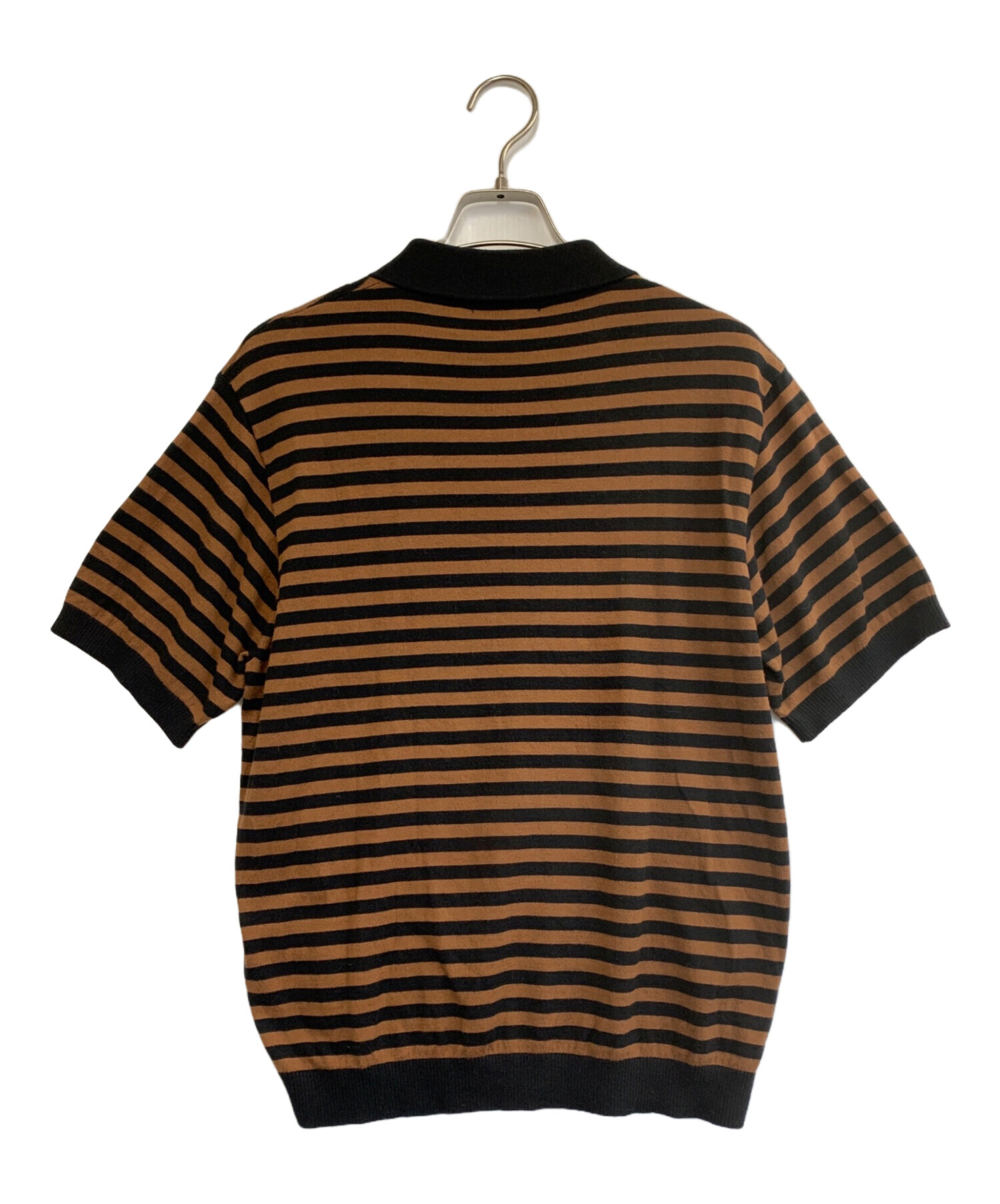 SUPREME ニットポロシャツ 中古・古着通販】SUPREME (シュプリーム) ニットポロシャツ ブラウン