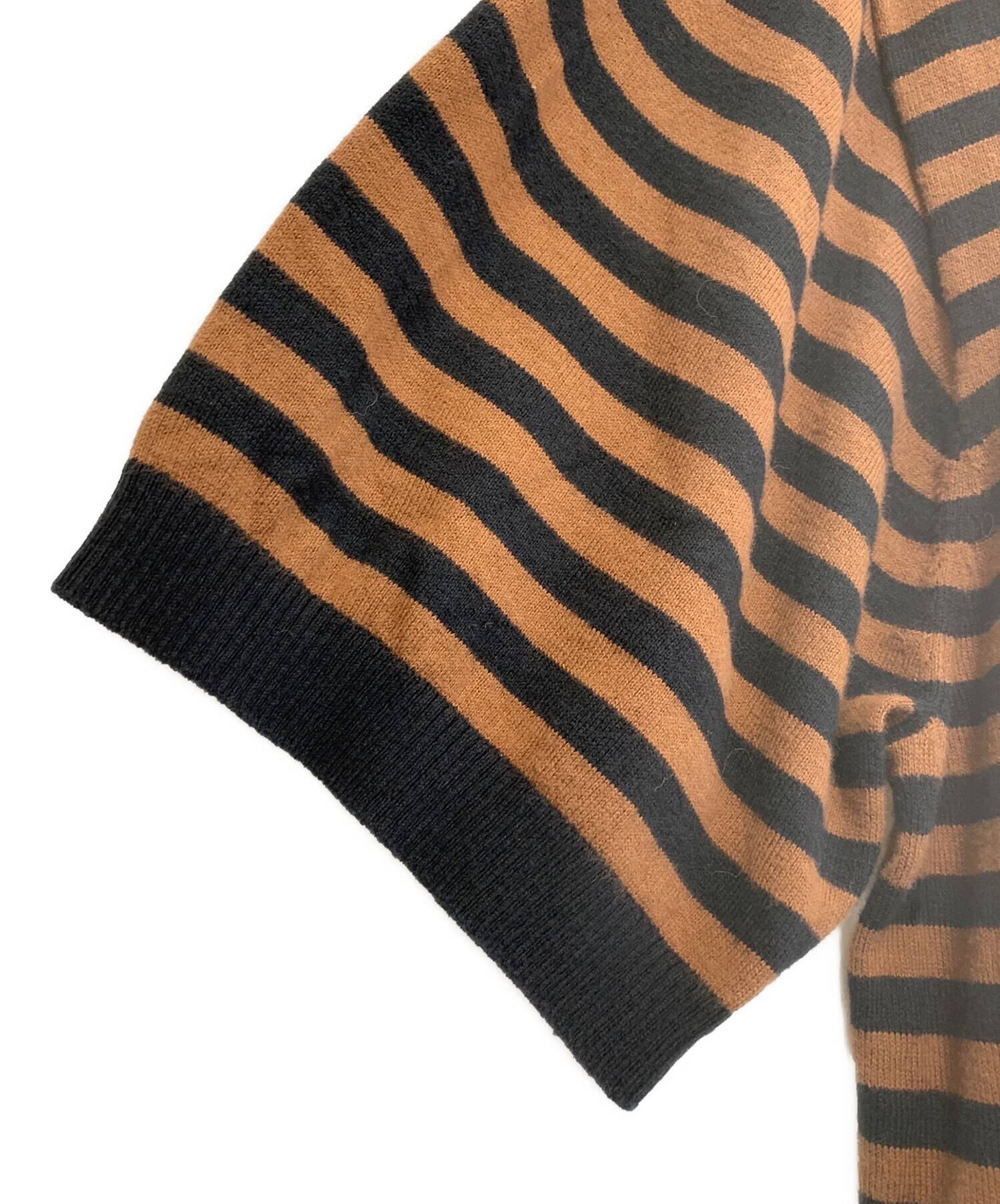 中古・古着通販】SUPREME (シュプリーム) ニットポロシャツ ブラウン