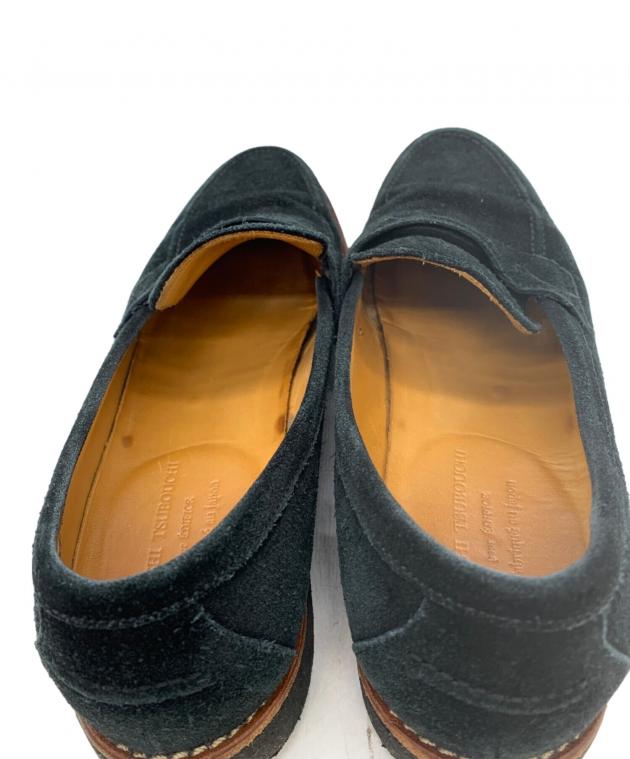 【美品】HIROSHI TSUBOUCHI ブラックスエードタッセルローファー 美品】HIROSHI TSUBOUCHI ブラックスエードタッセルローファー 2025年