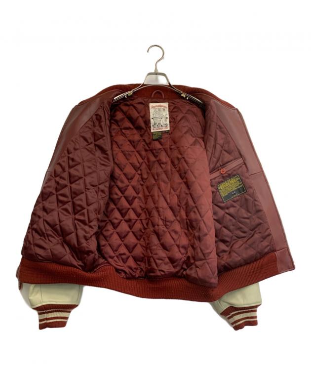 中古・古着通販】AVIREX (アヴィレックス) アーチロゴレザースタジャン