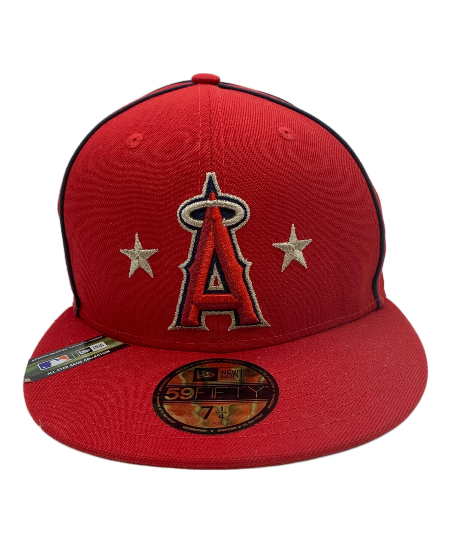 中古・古着通販】New Era (ニューエラ) キャップ レッド サイズ:7 1/4