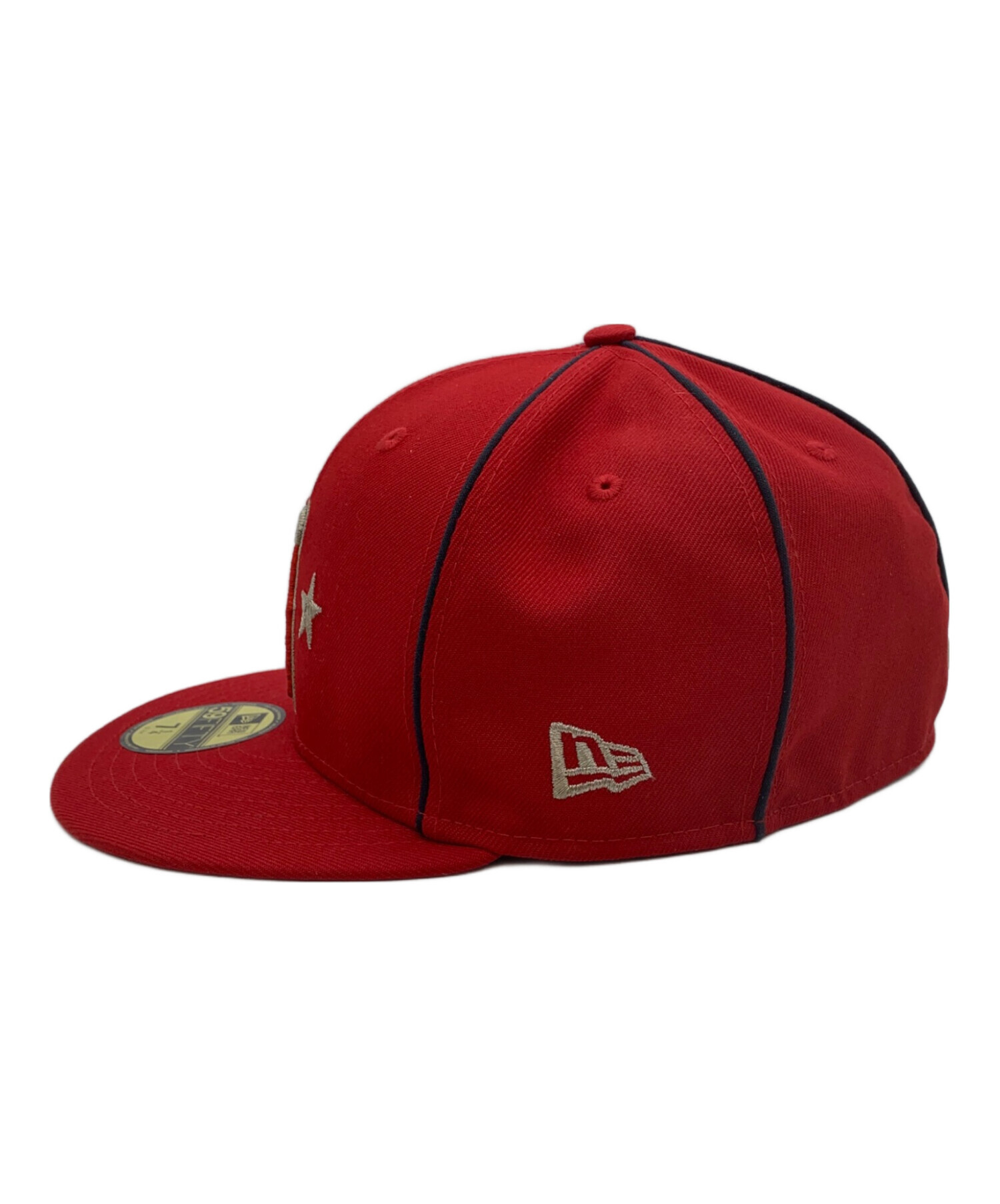 中古・古着通販】New Era (ニューエラ) キャップ レッド サイズ:7 1/4 
