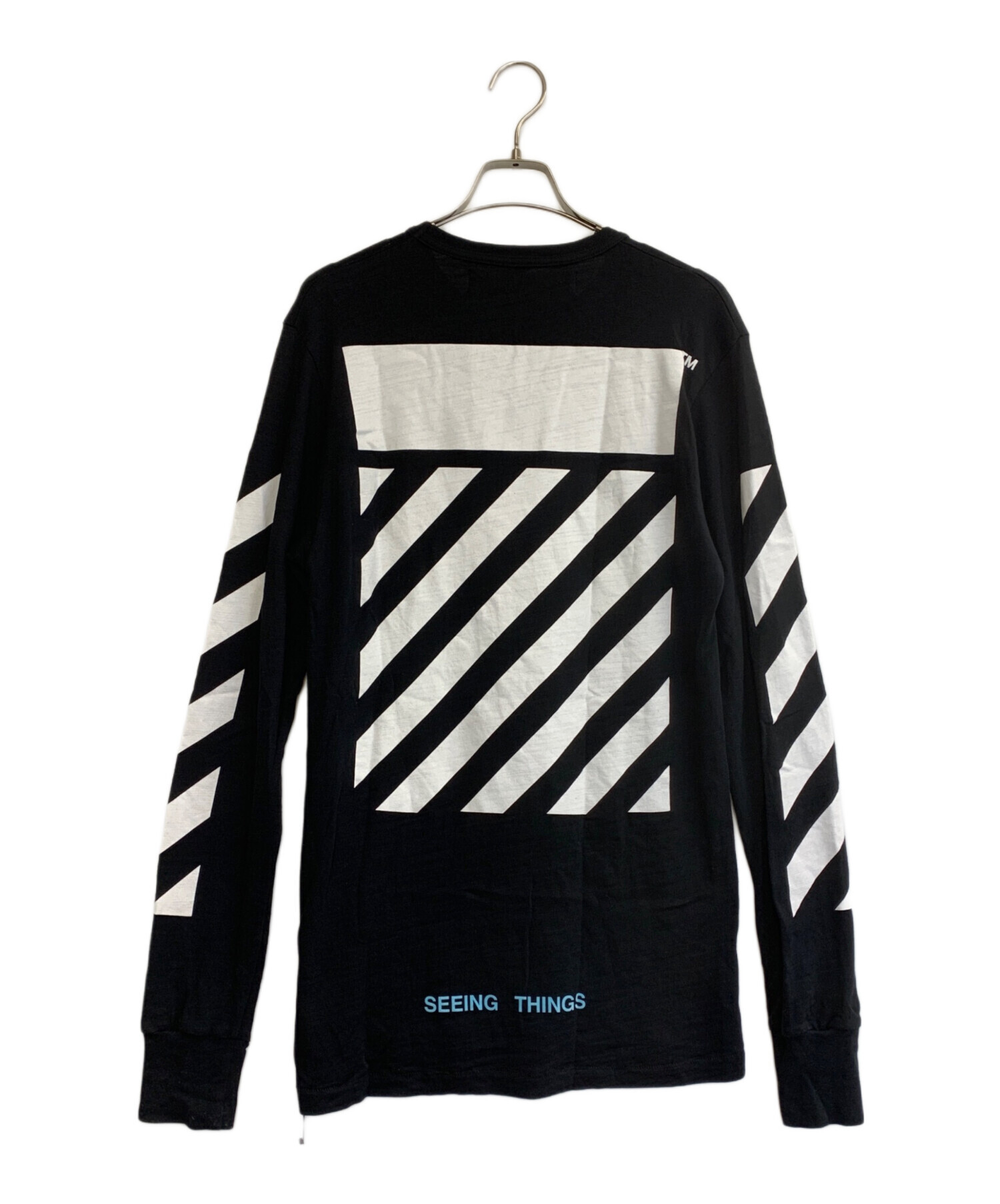 Black & White 長袖シャツ 新品未使用 中古・古着通販】OFFWHITE (オフホワイト) 長袖シャツ ブラック サイズ