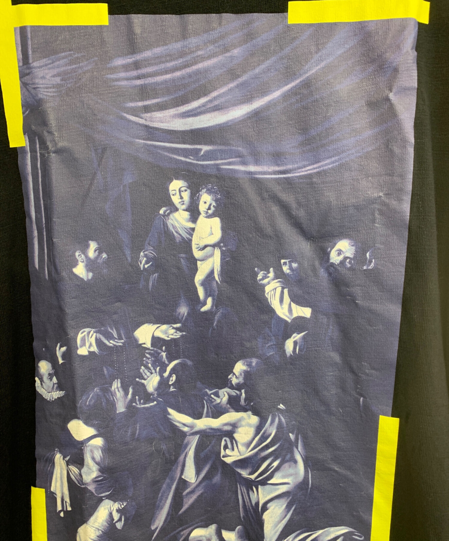 中古・古着通販】OFFWHITE (オフホワイト) 長袖シャツ ブラック サイズ
