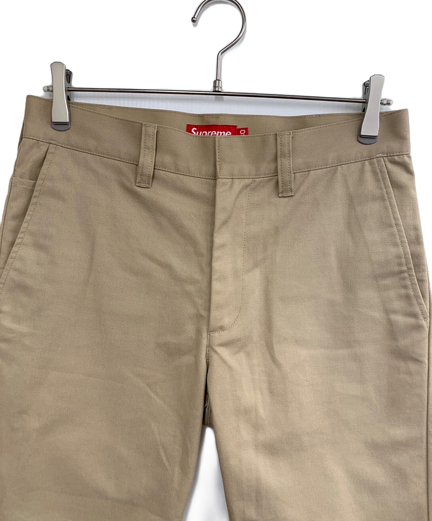 中古・古着通販】SUPREME (シュプリーム) チノパン ベージュ サイズ:30