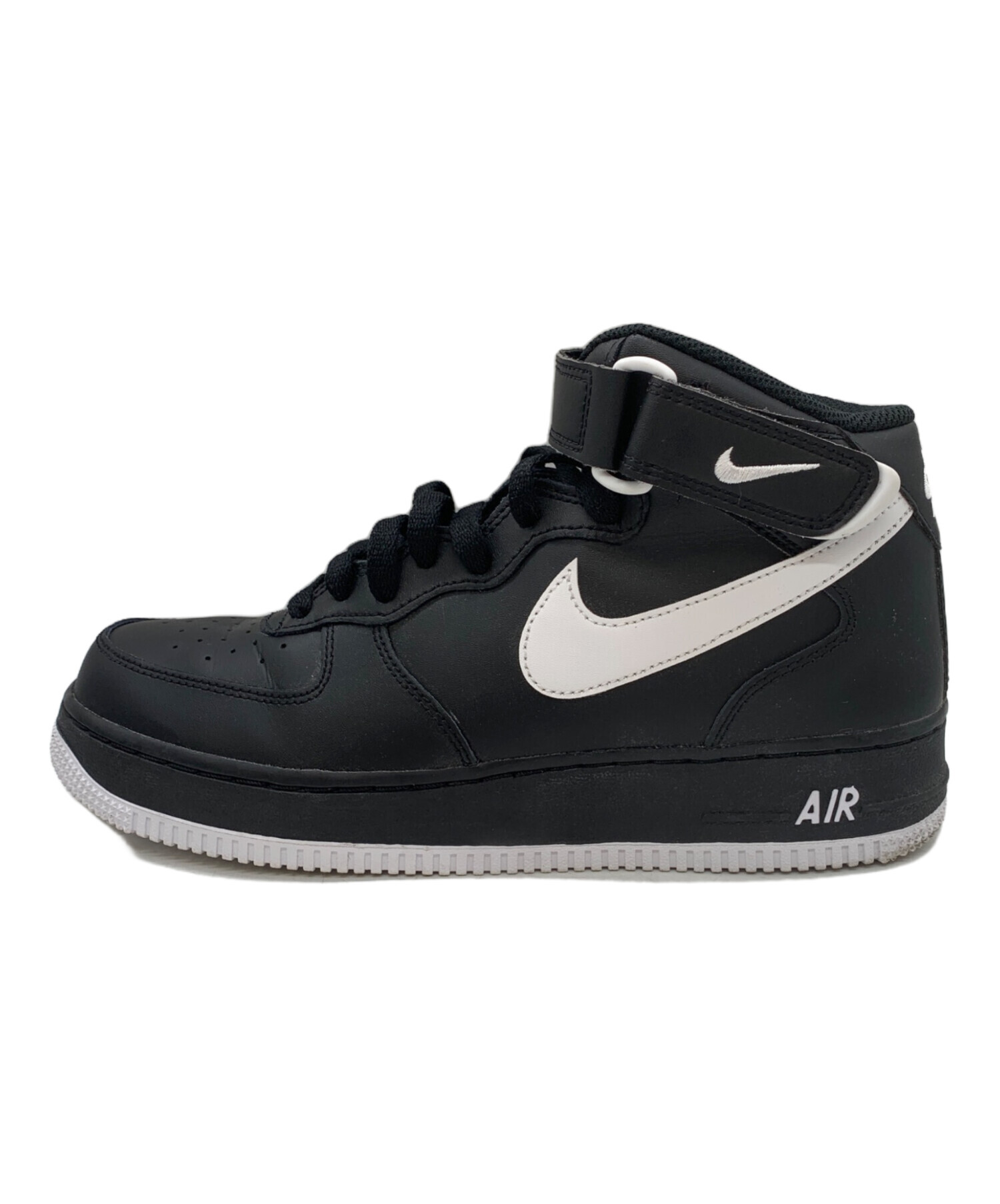 中古・古着通販】NIKE (ナイキ) Air Force 1 Mid 07 ブラック×ホワイト 