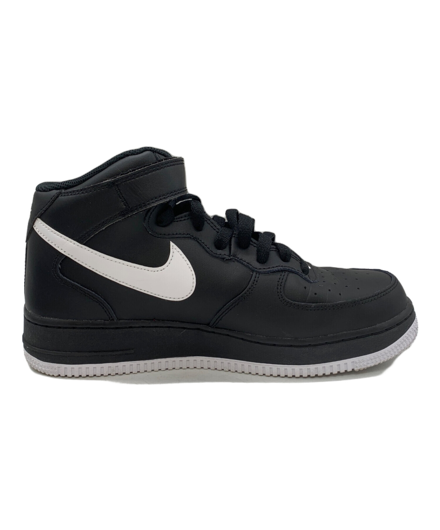 中古・古着通販】NIKE (ナイキ) Air Force 1 Mid 07 ブラック×ホワイト 
