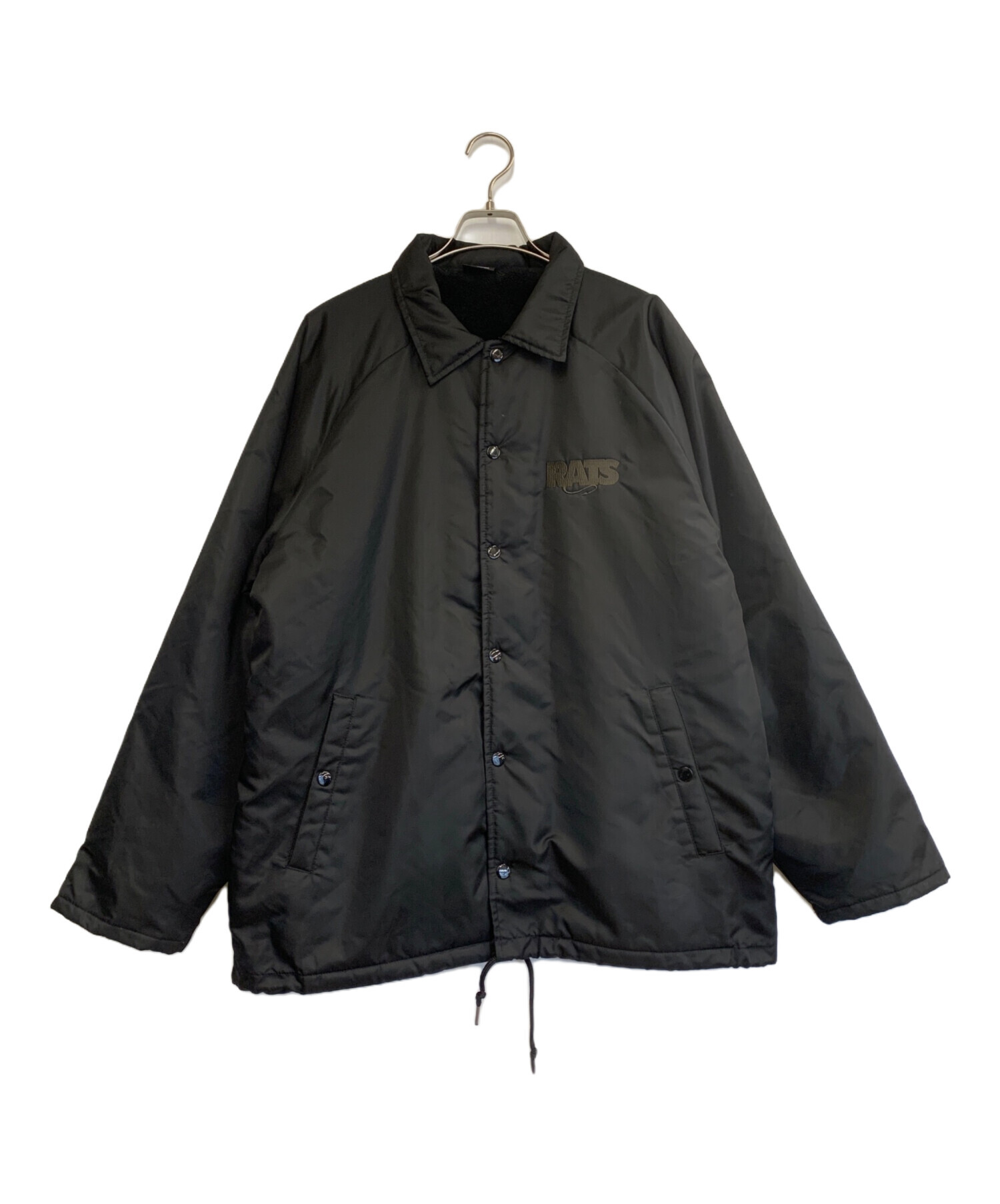 中古・古着通販】RATS (ラッツ) ボアコーチジャケット ブラック サイズ
