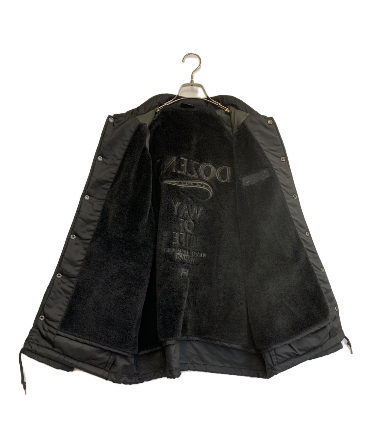 中古・古着通販】RATS (ラッツ) ボアコーチジャケット ブラック サイズ