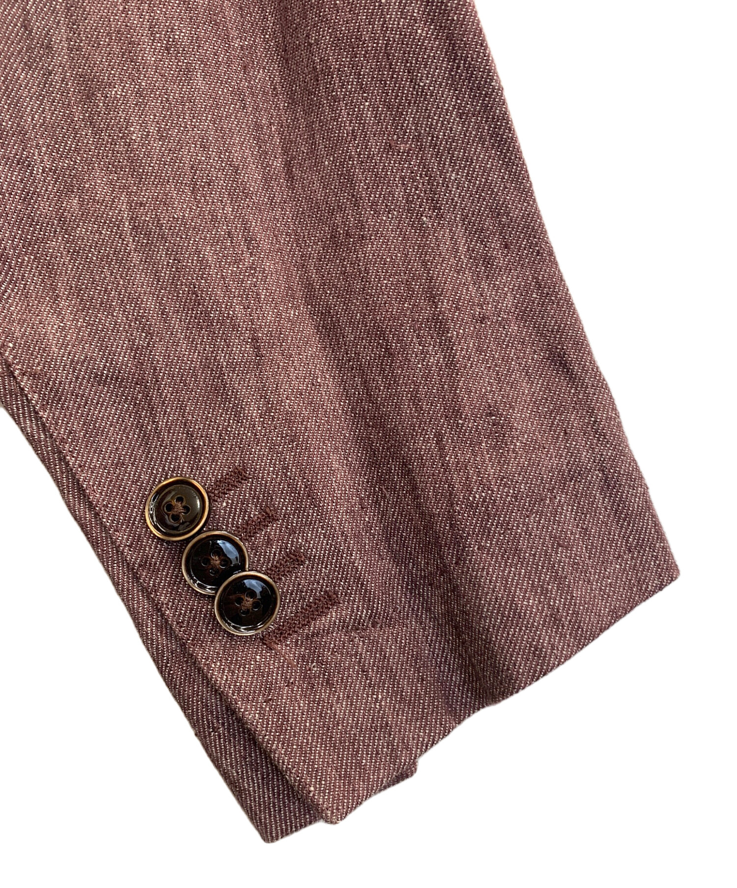 中古・古着通販】TAGLIATORE (タリアトーレ) リネンジャケット ワイン