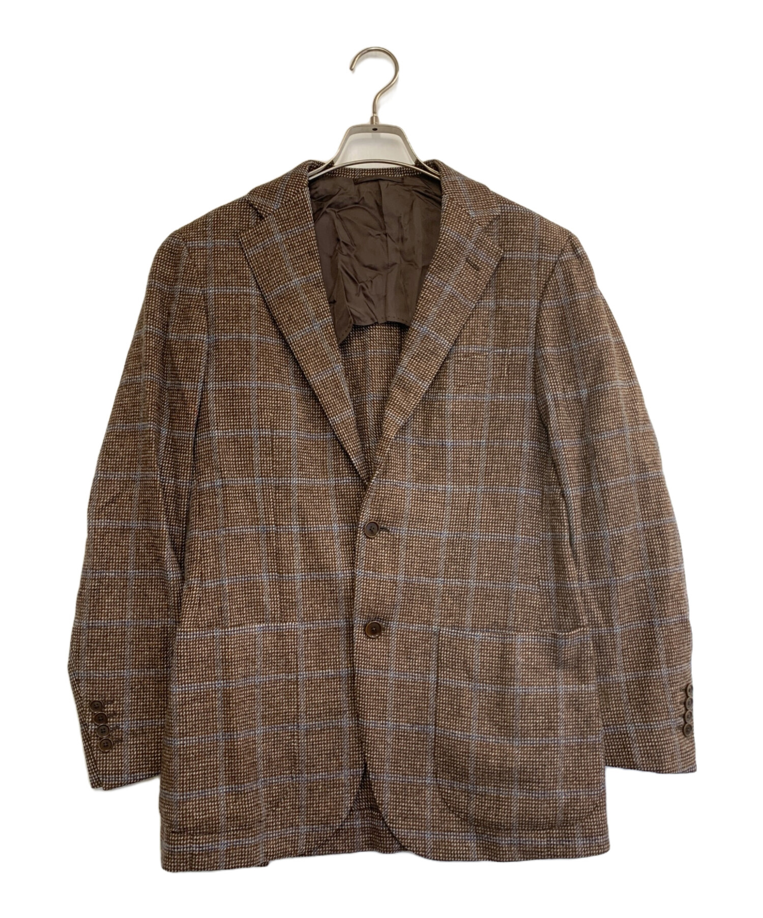 BEAMS F ビームスエフ テーラード ジャケット ブラウン 44 ＝ S相当 中古・古着通販】BEAMS F (ビームスエフ) ウールテーラードジャケット