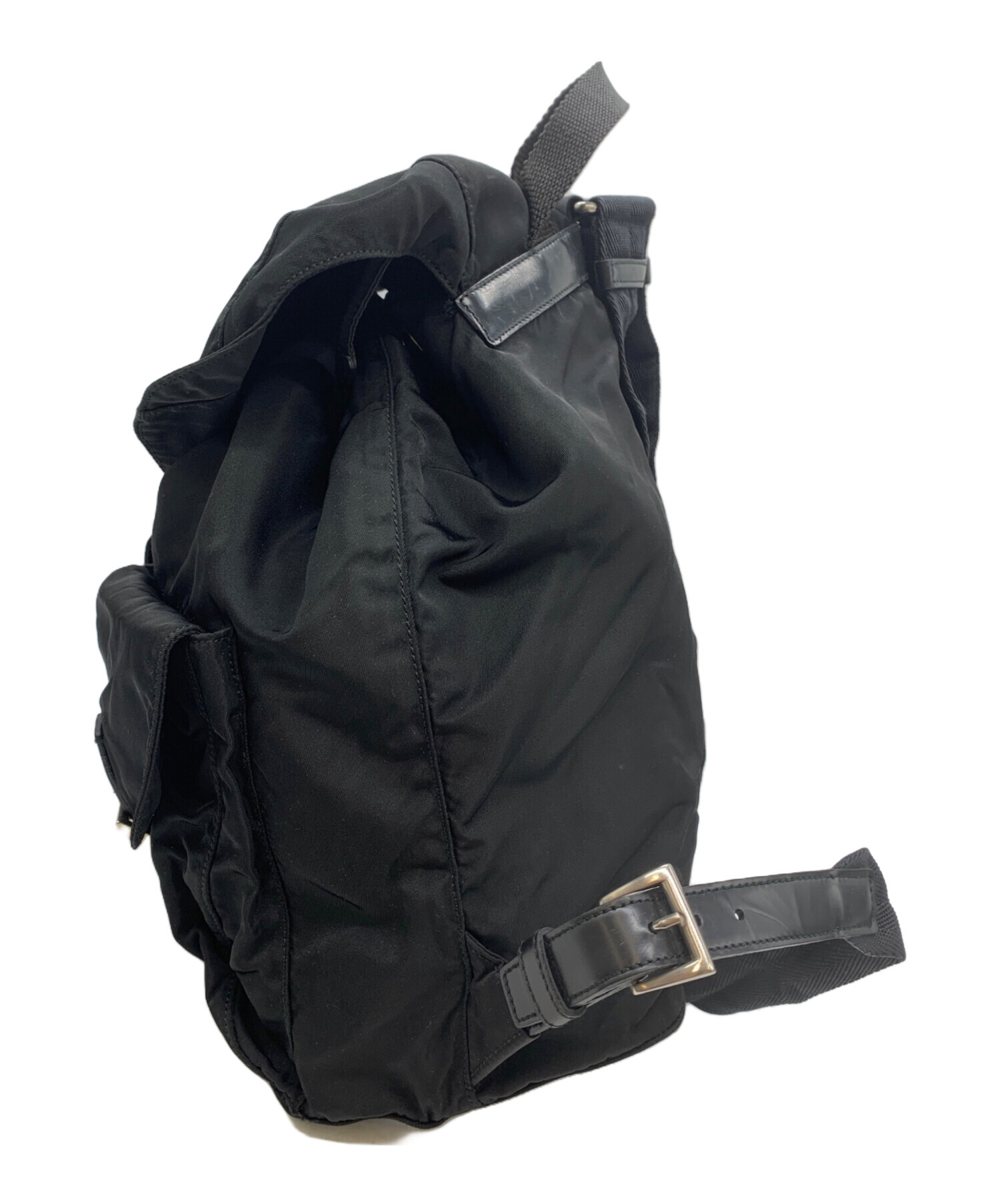 中古・古着通販】PRADA (プラダ) ナイロンリュック ブラック｜ブランド