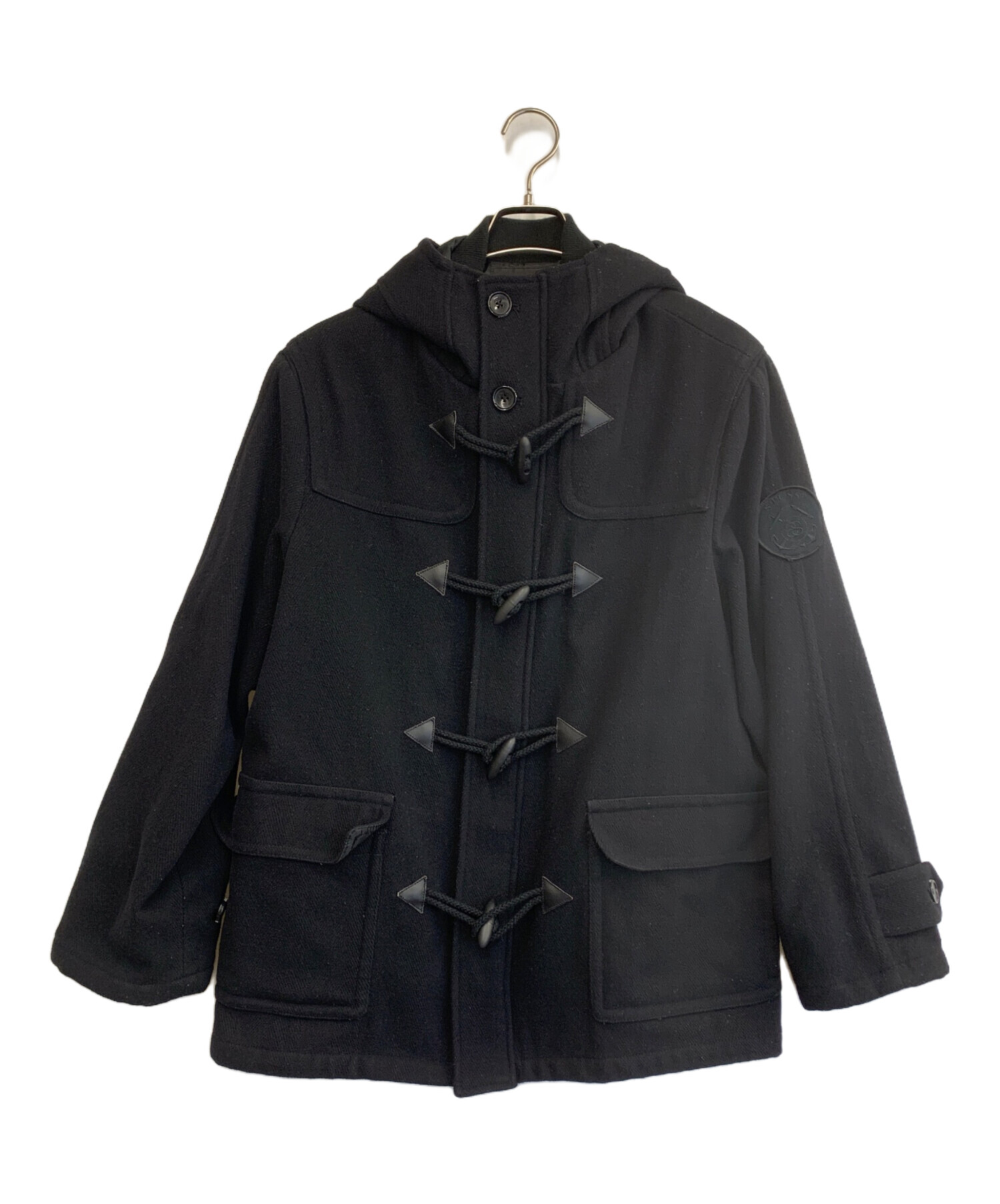 ステューシーダッフルコート　　ダッフルコート 中古・古着通販】stussy (ステューシー) ダッフルコート ブラック