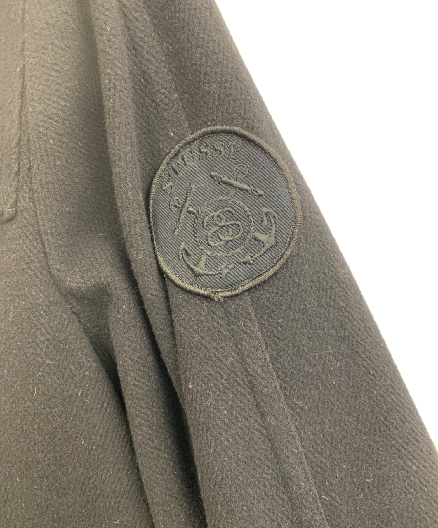 中古・古着通販】stussy (ステューシー) ダッフルコート ブラック