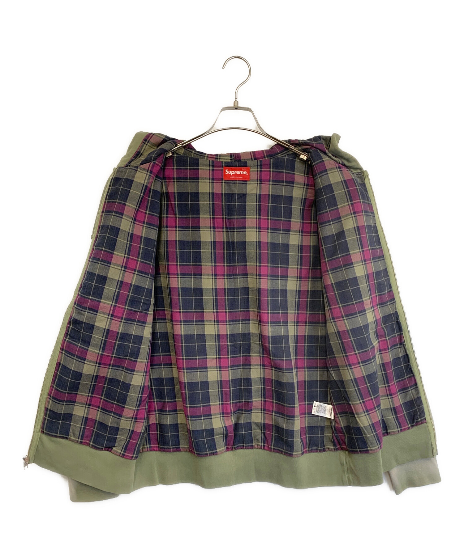 中古・古着通販】SUPREME (シュプリーム) bleached zip up sweatshirt 