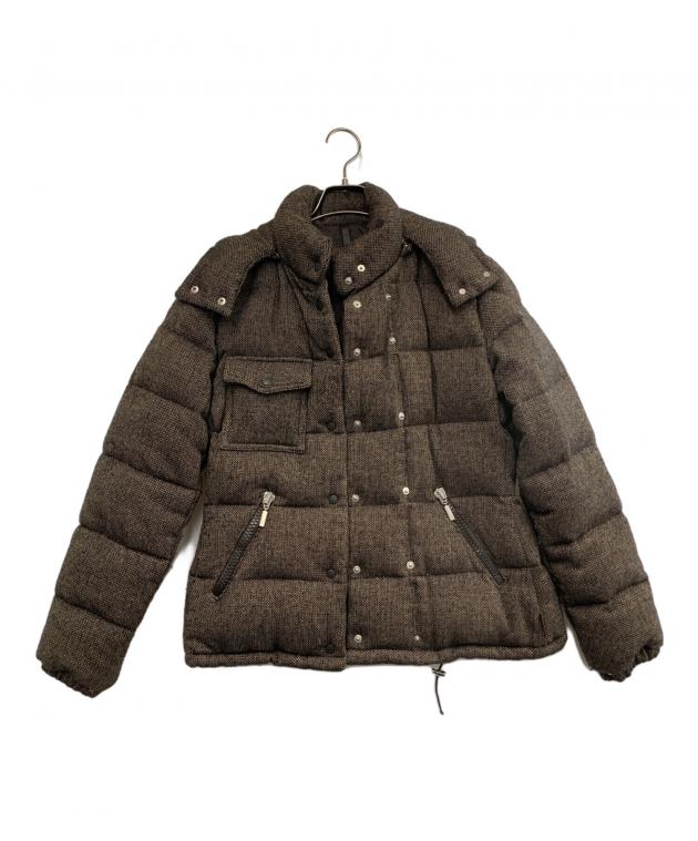 中古・古着通販】MONCLER (モンクレール) ツイードダウンジャケット