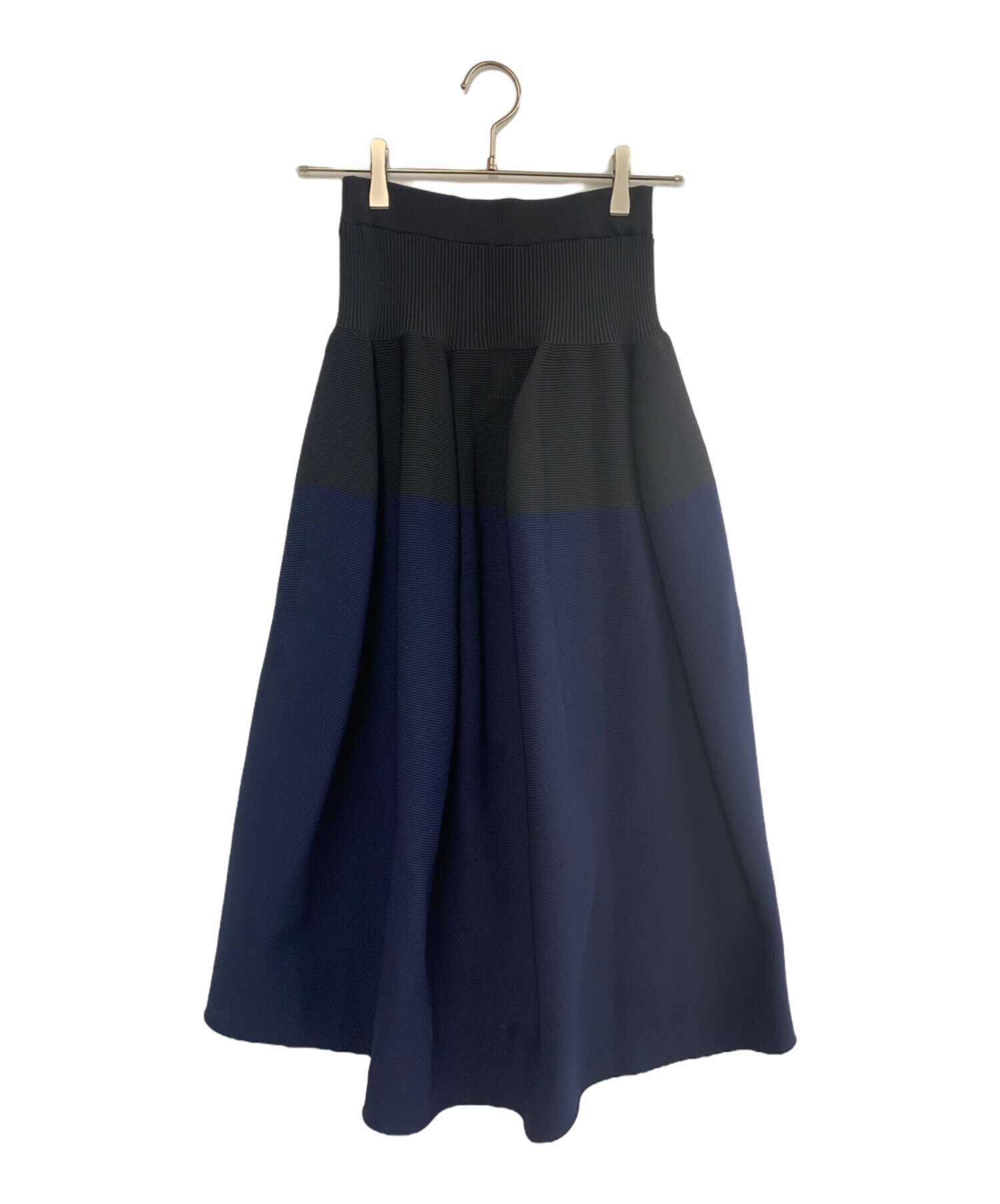 CFCL シーエフシーエル スカート ネイビー サイズ0 中古・古着通販】CFCL (シーエフシーエル) ニットスカート ネイビー