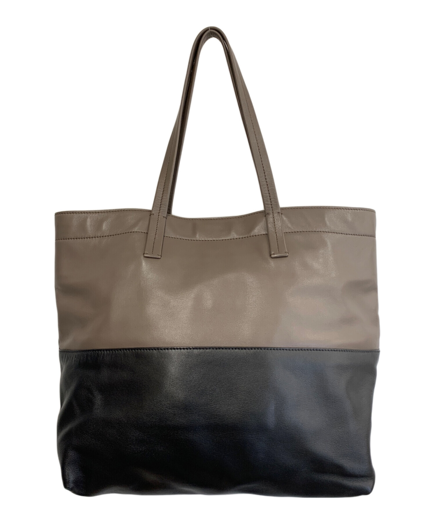 中古・古着通販】MIU MIU (ミュウミュウ) レザートートバッグ ブラウン