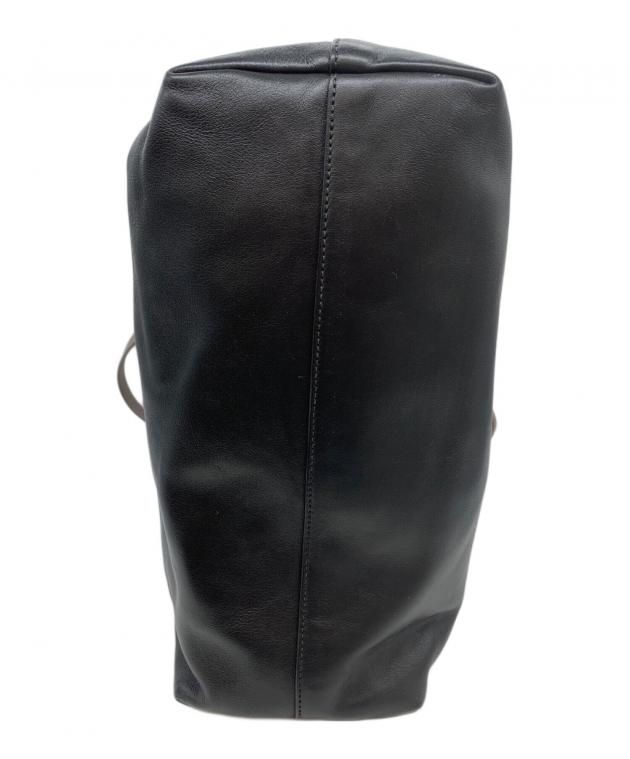 RT-96524 専用　miumiu 牛革　レザー　トートバッグ 中古・古着通販】MIU MIU (ミュウミュウ) レザートートバッグ ブラウン