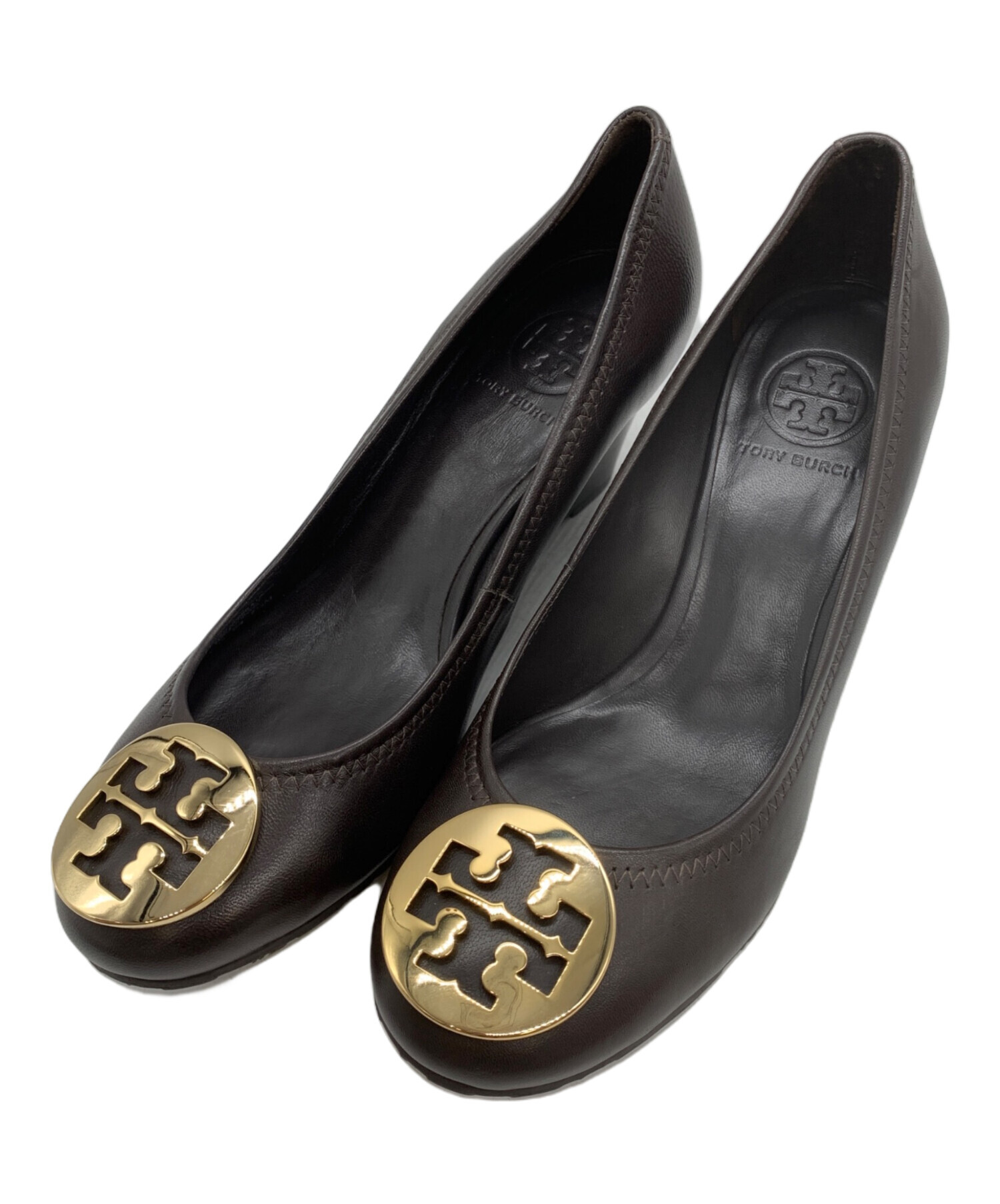 中古・古着通販】TORY BURCH (トリーバーチ) ウェッジソールパンプス