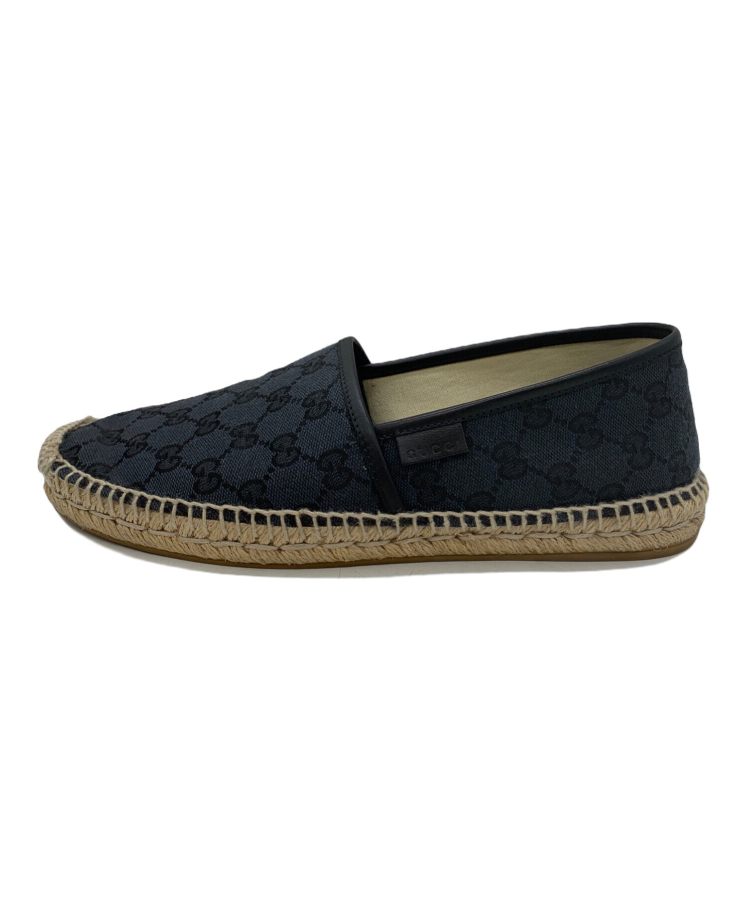 中古・古着通販】GUCCI (グッチ) スリッポン ブラック サイズ:27 