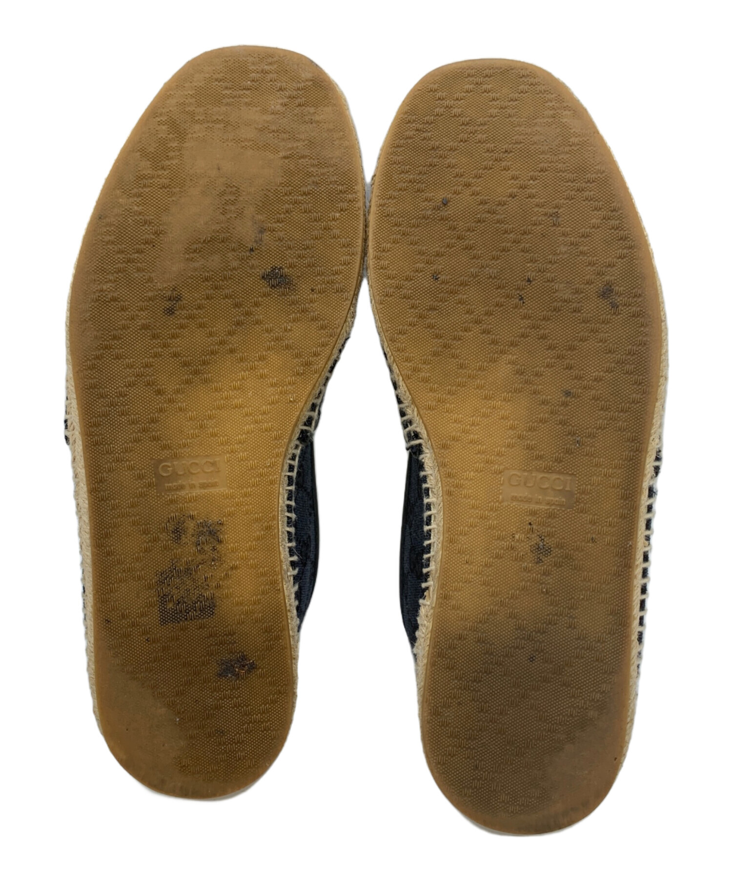中古・古着通販】GUCCI (グッチ) スリッポン ブラック サイズ:27 