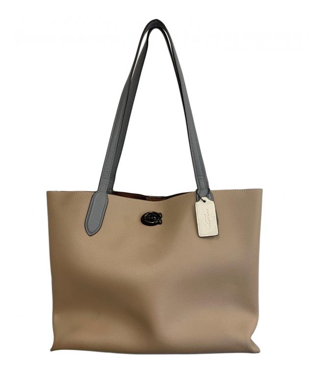 中古・古着通販】COACH (コーチ) ウィロウトートバッグ ベージュ
