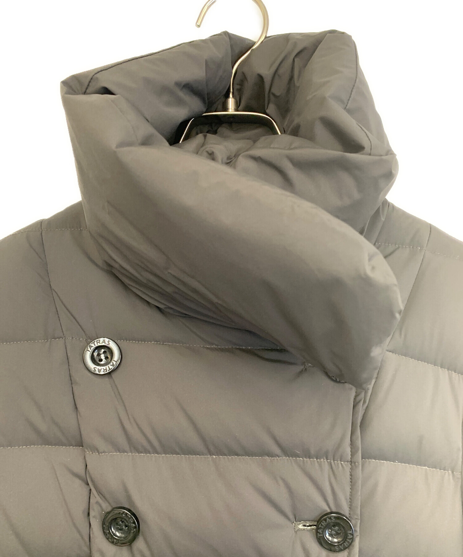 中古・古着通販】TATRAS (タトラス) ダウンコート ブラック サイズ:02 