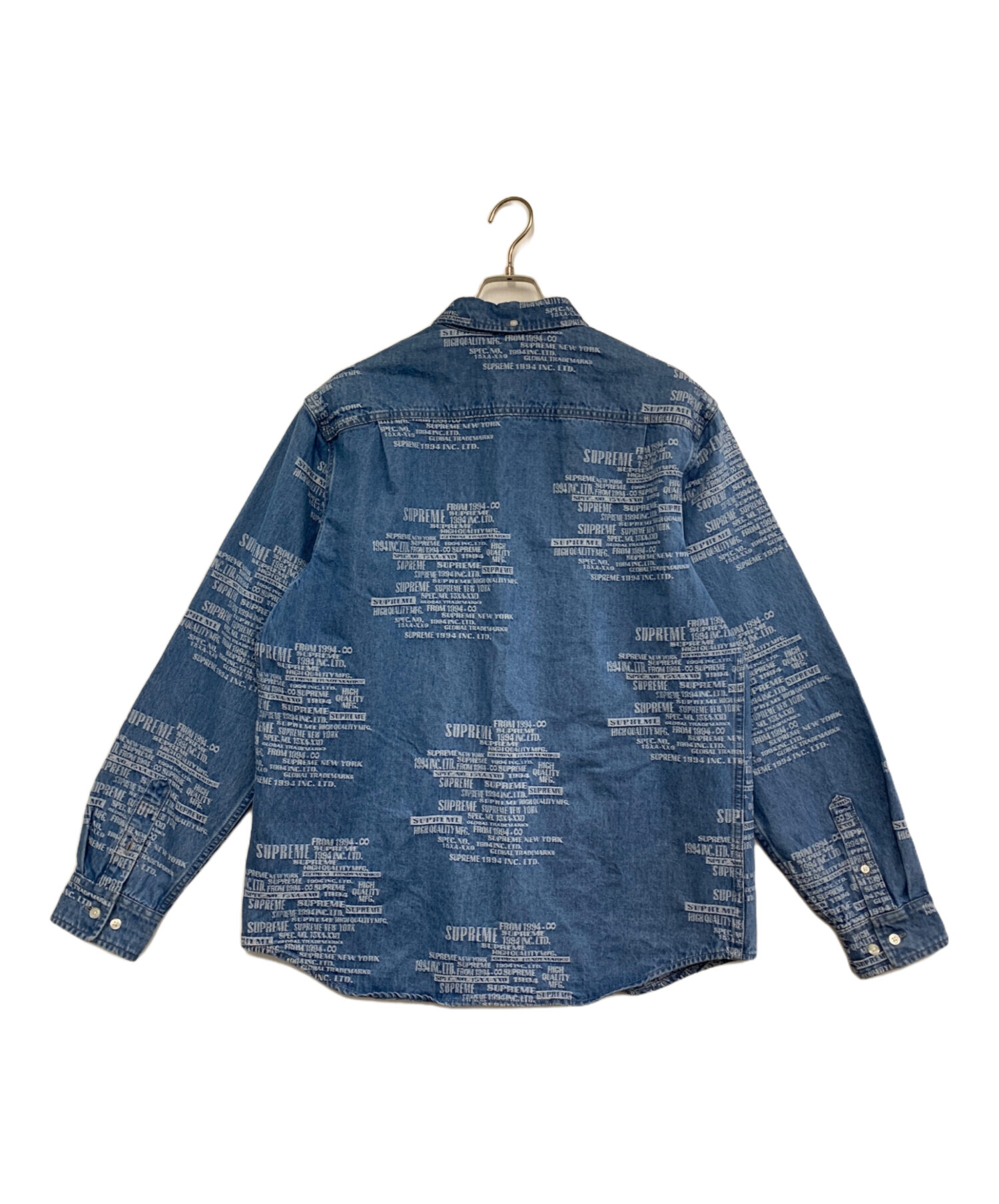 中古・古着通販】SUPREME (シュプリーム) Trademark Jacquard Denim