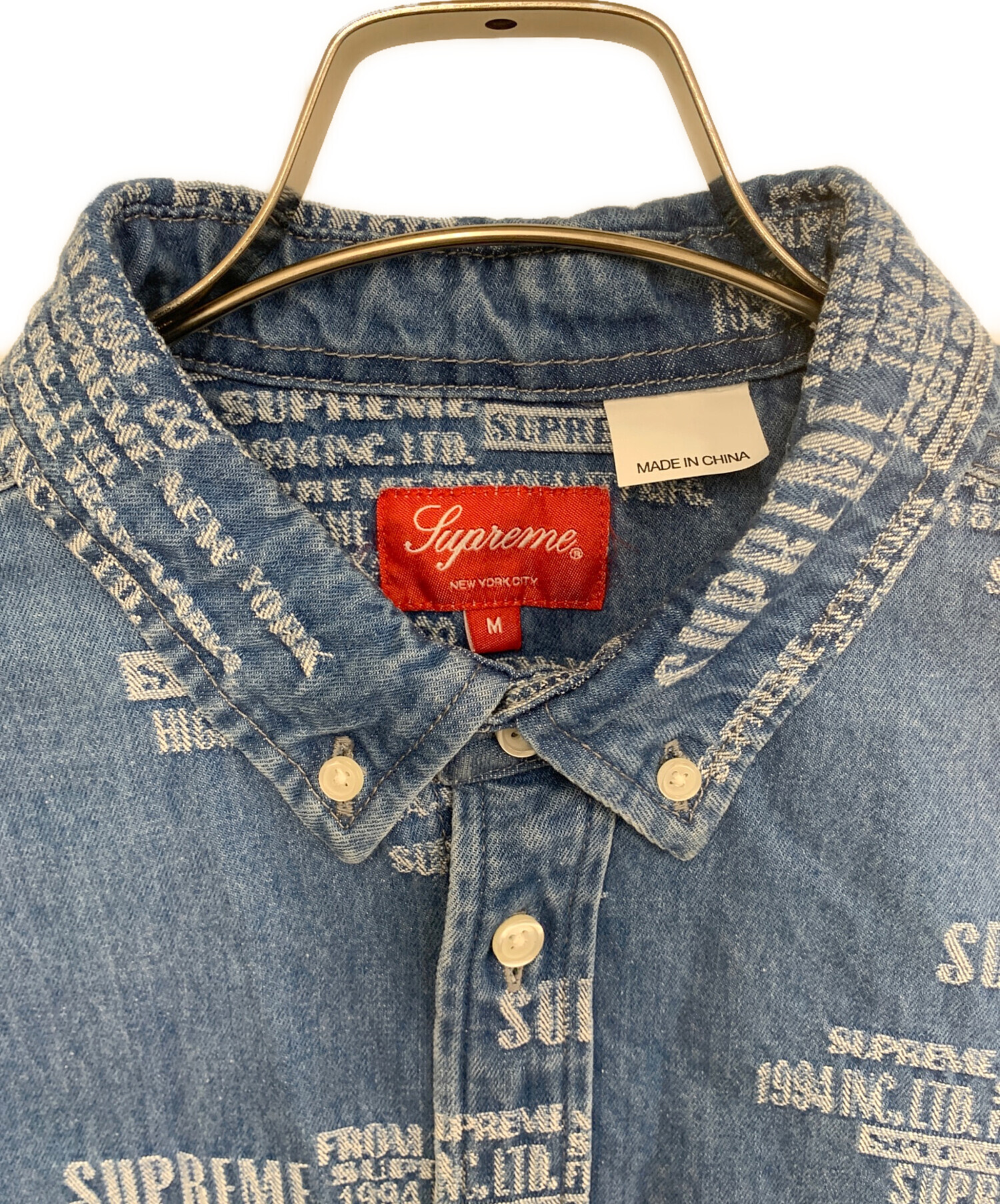 中古・古着通販】SUPREME (シュプリーム) Trademark Jacquard Denim