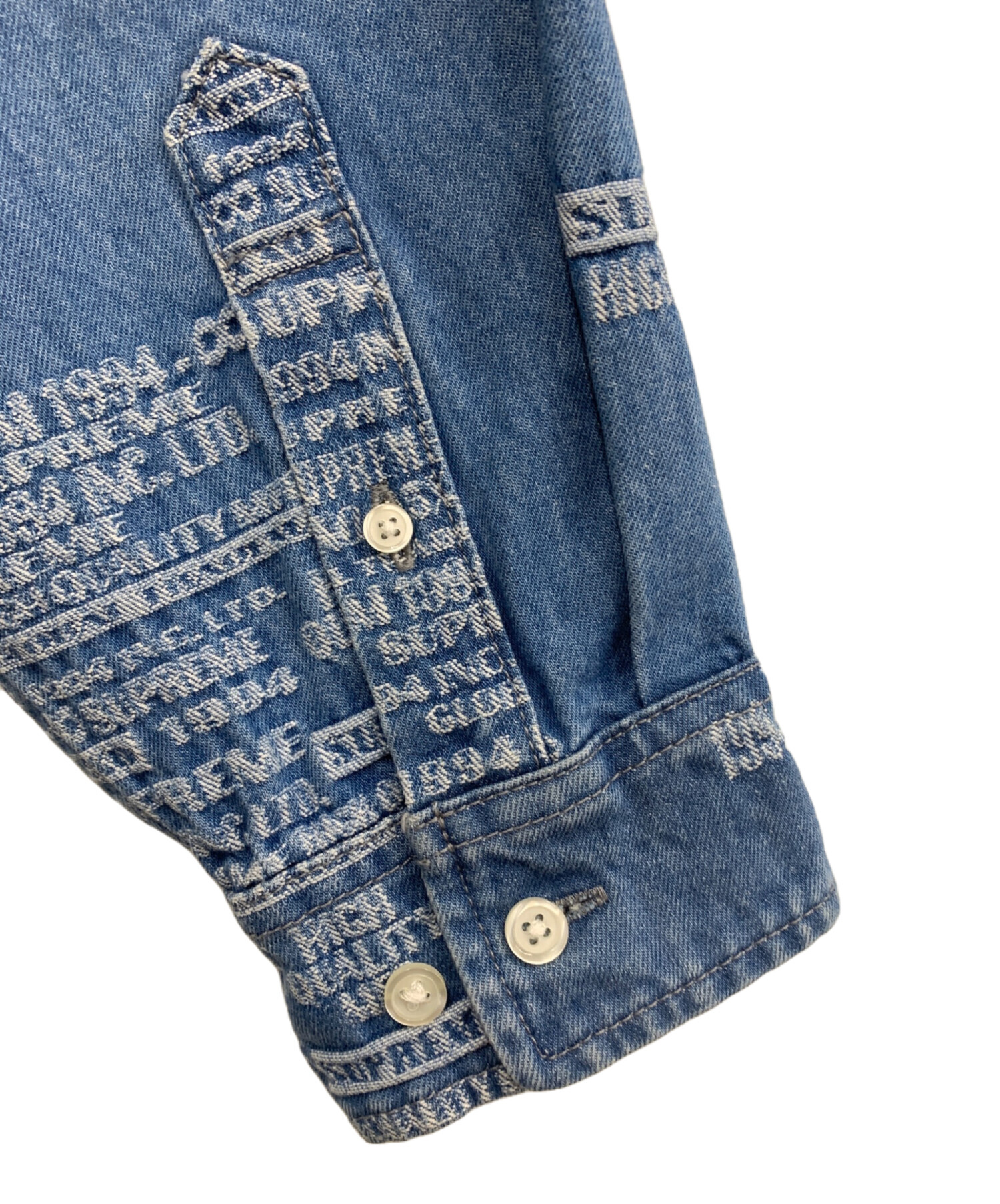 中古・古着通販】SUPREME (シュプリーム) Trademark Jacquard Denim 