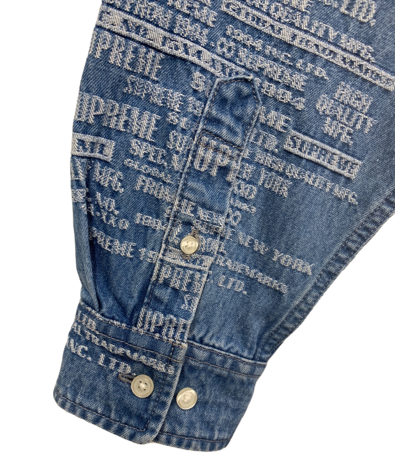 中古・古着通販】SUPREME (シュプリーム) Trademark Jacquard Denim 